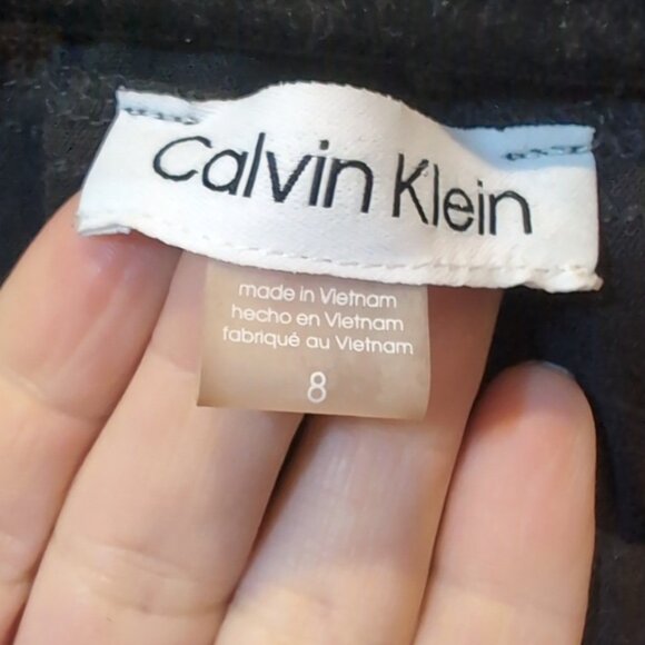 Calvin Klein Drawstring Tie Playsuit Dressy Romper Shorts 3/4 Sleeves Party - Picture 15 of 16